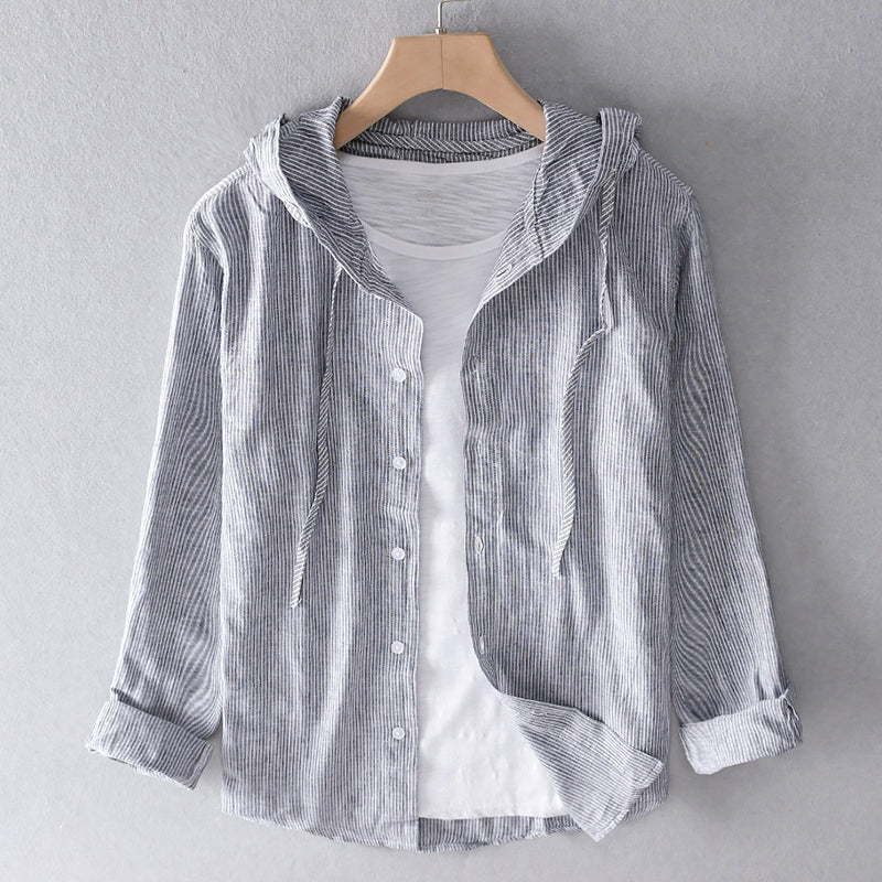 Elena | Light Blouse with Hood