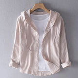Elena | Light Blouse with Hood