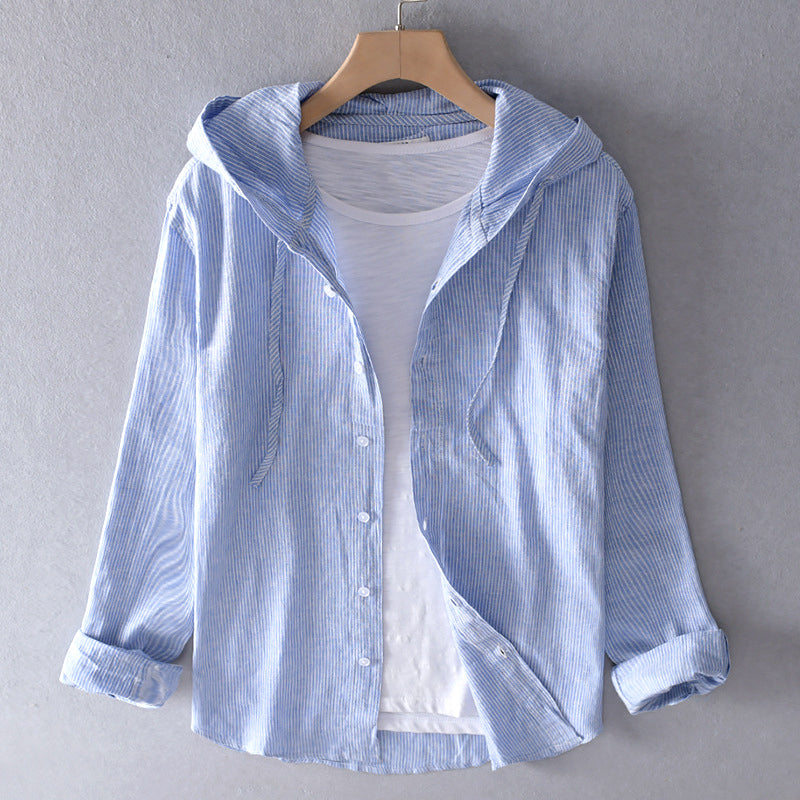 Elena | Light Blouse with Hood
