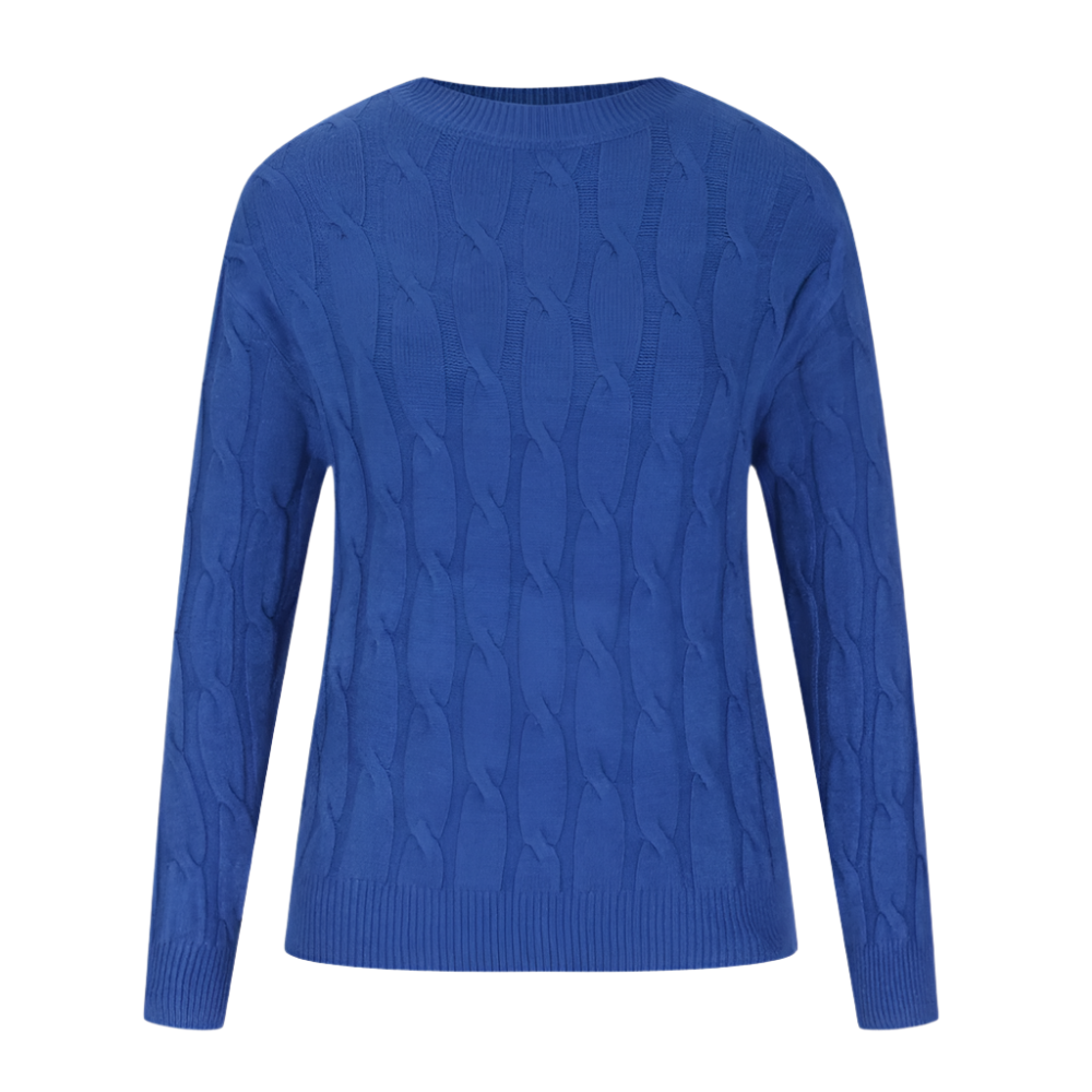 Fenne blauwe trui voor dames

