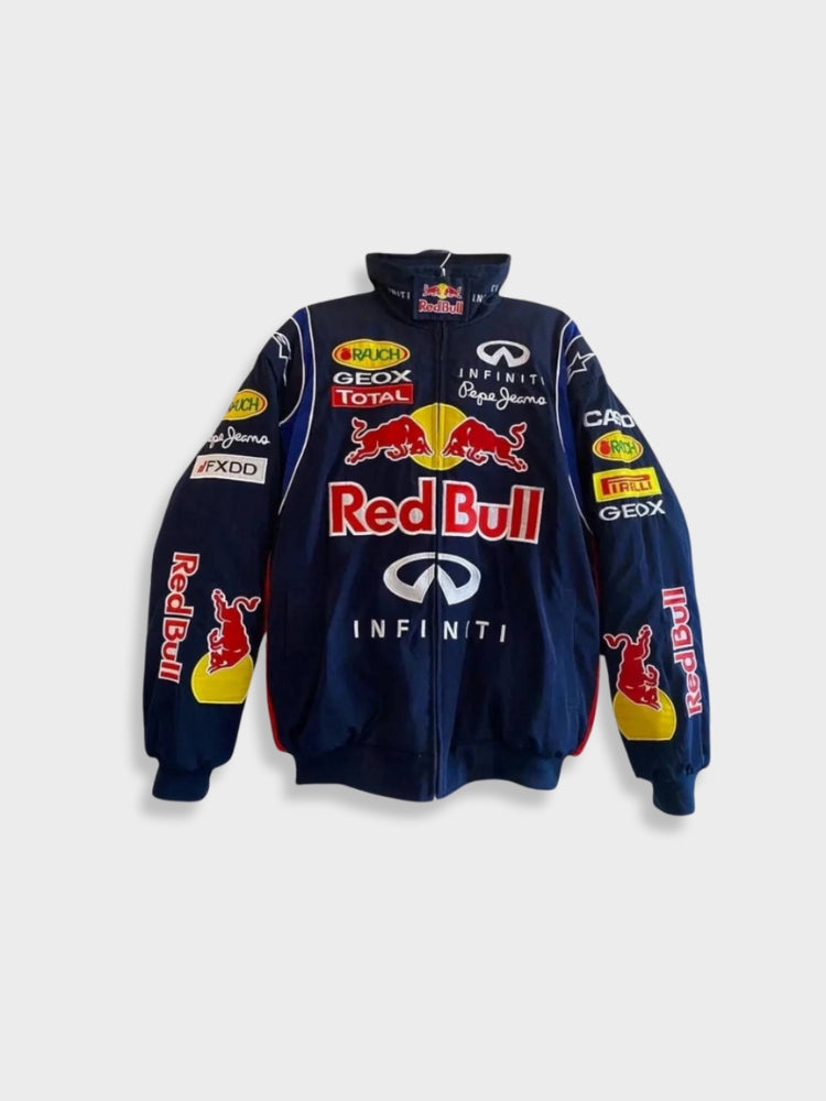 Oversized Racing-Jacke von Talaine im Streetstyle kombiniert