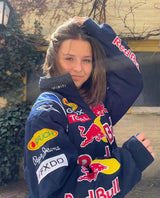TurboDrive Racing-Jacke von Talaine im Retro-Motorsport-Design