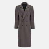 Productafbeelding van Vesper Luxe Coat in taupe kleur op witte achtergrond

