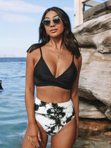 Bikini Damen Rosa High-Waist – Kalaya von Talaine, feminine Sommerfarbe