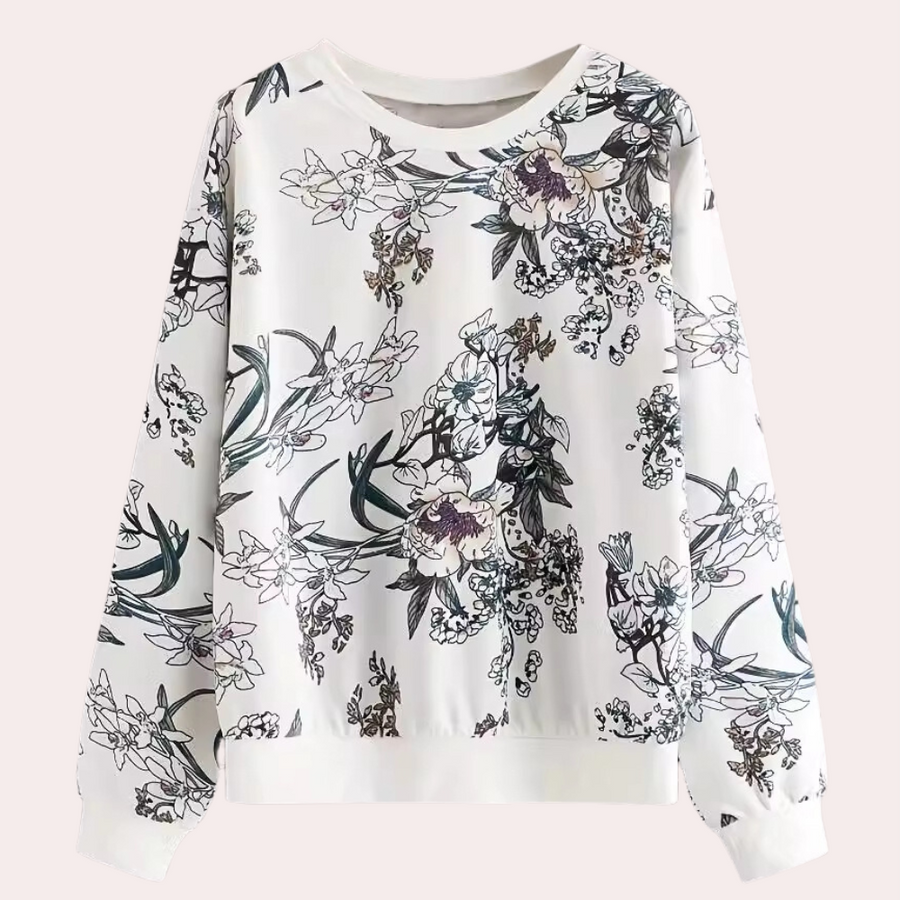 Ginevra - Fashionable Floral Sweater for Women