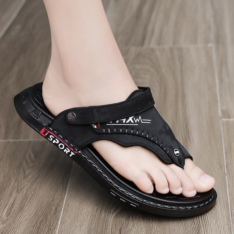 denim slippers voor mannen
