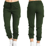 Sofie Cargo Damenhose in Dunkelgrün
