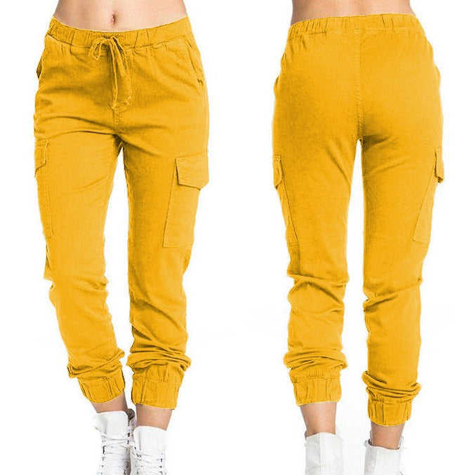 Sofie Cargo Damenhose in Gelb