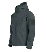 softshell jack zwart regular fit outdoor
