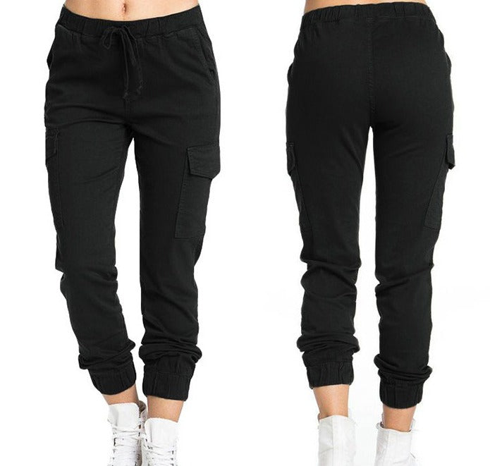 Sofie Cargo | High-Waist Damenhose mit Cargotaschen & Modernem Schnitt