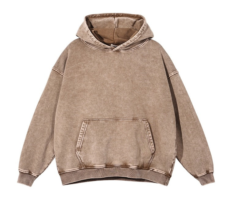 Talaine Vintara Classic Hoodie in Beige im Vintage-Look für Damen