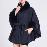 Modieus warm vest voor dames in acryl en wol
