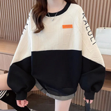 dames sweat zwart en groen
