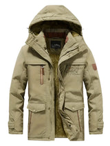 warme jas voor dames en heren van polyester
