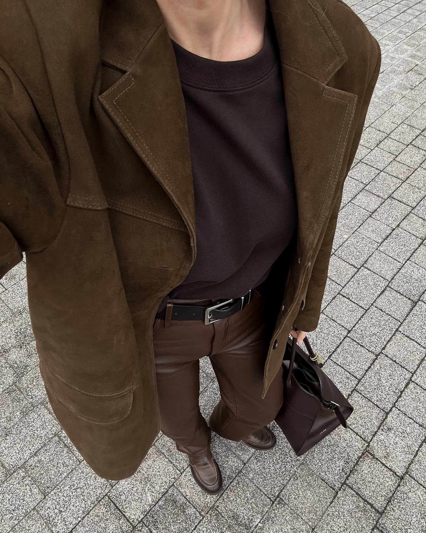 Close-up Materialstruktur der Wildleder-Optik
