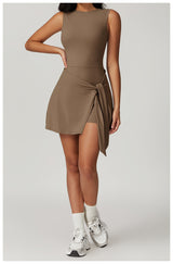 Nova Mini Kleid in Braun – Sportlich-feminines Kleid für Damen