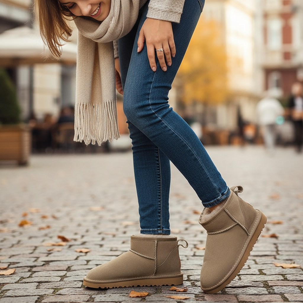 WinterLuxe Boots | Gefütterte Damen-Winterboots mit Woll-Innenfutter