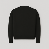 Amaria Strickpullover schwarz mit Herz-Applikation