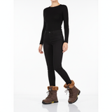 Norvella | Warme Damen-Winterstiefel mit Fellkragen & Profilsohle