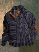Darien | Knitted Striped Round Neck Sweater