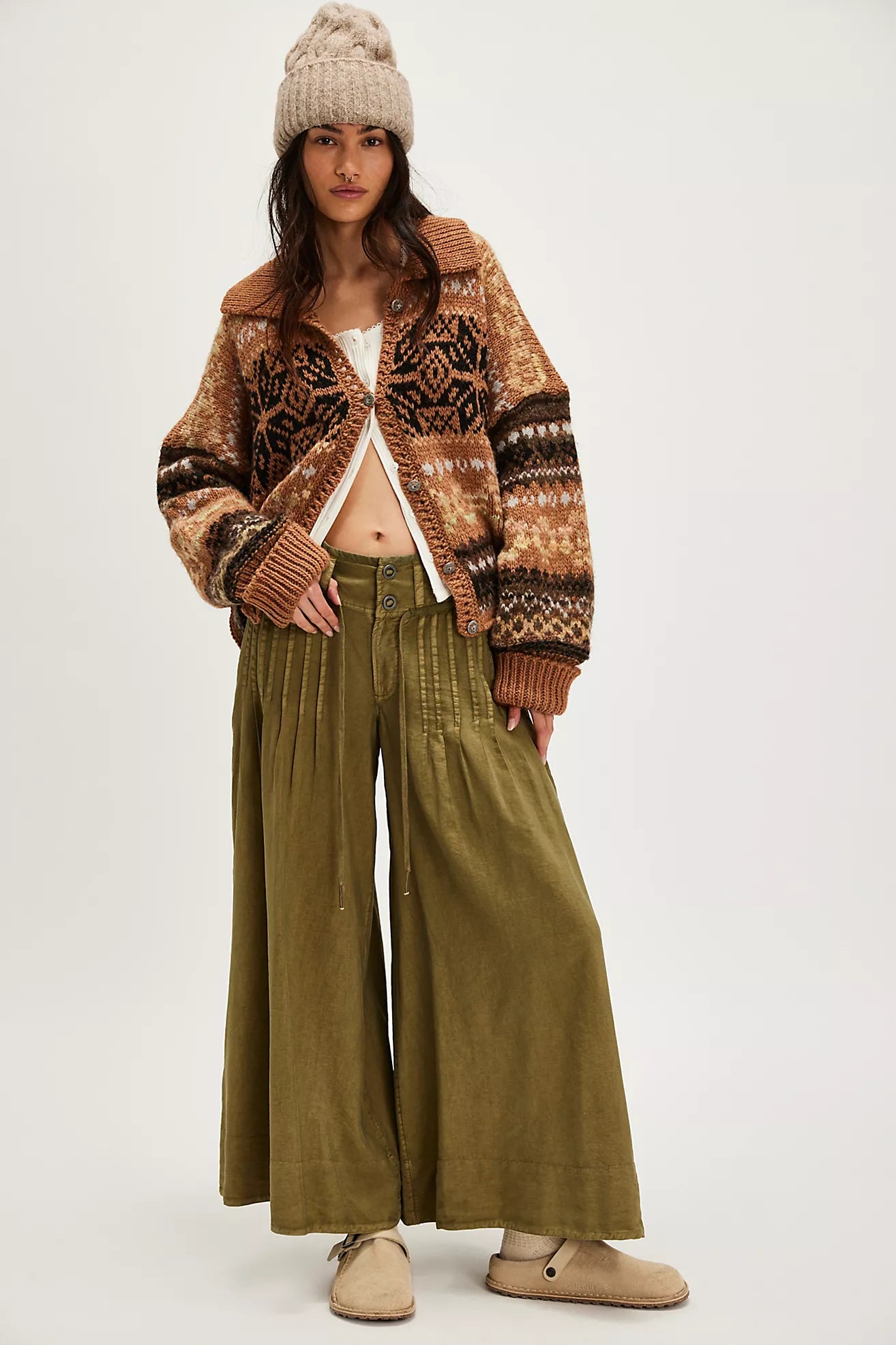 Norvaya | Fair Isle Strickpullover Damen mit Retro-Norwegermuster