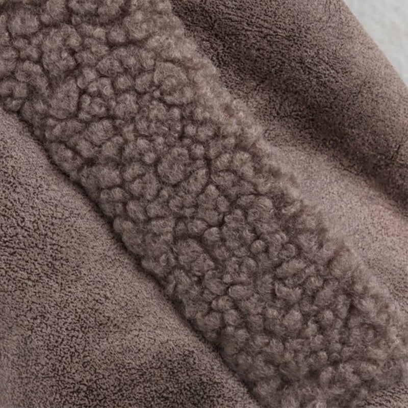 Nevada Luxe | Winterjacke mit Veloursleder-Optik & Fleece-Futter