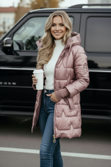 Velmora Damen Steppjacke in Rosé
