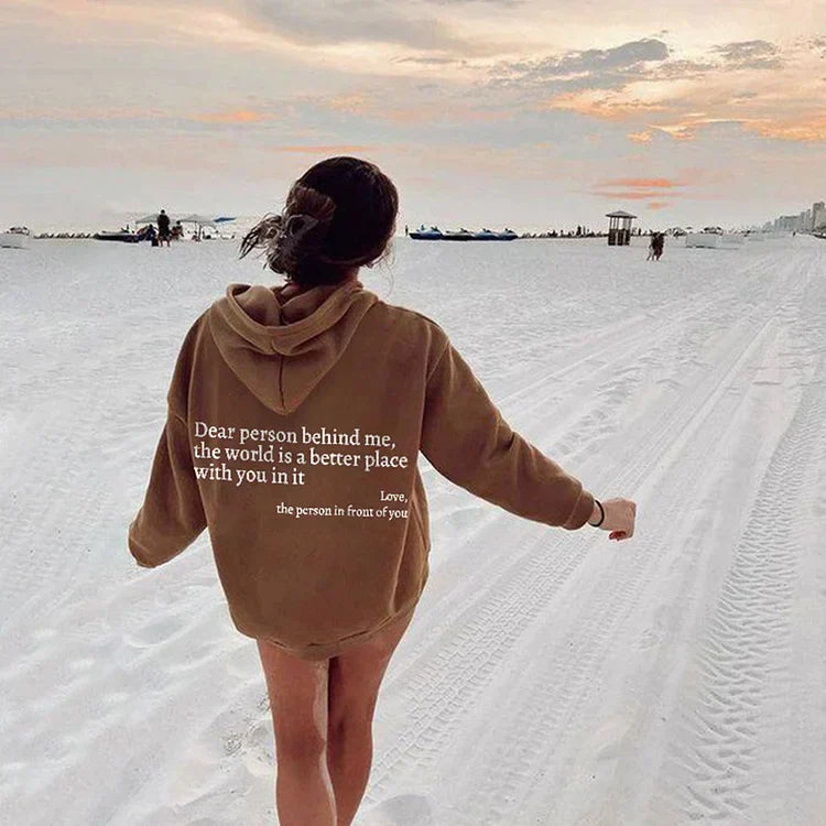 Zachte en comfortabele trui in unisex design, ideaal om positiviteit te verspreiden