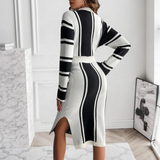 Bente jurk met elegante pasvorm
