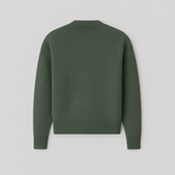 Rückseite Amaria Strickpullover in Grün