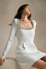 Serena | Elegant Long Sleeve Dress