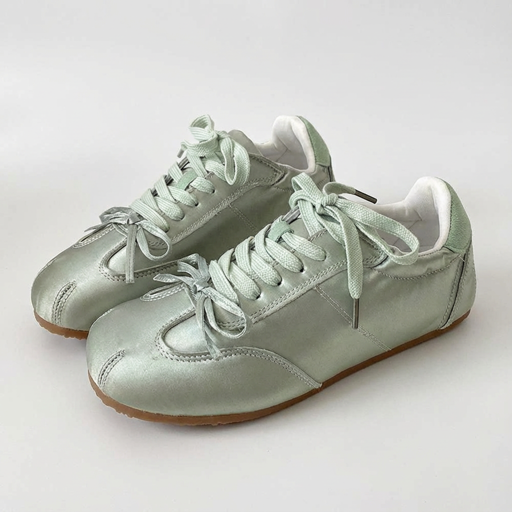 Elvèra Ballet Sneaker Damen in Mint – moderner Ballerina Stil