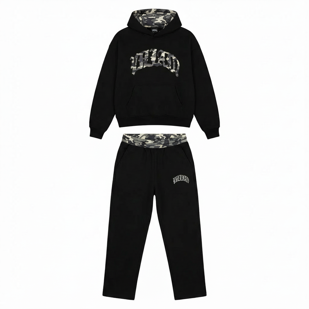 Velora Camo Zweiteiler von Talaine in Camouflage fuer den casual Alltagslook