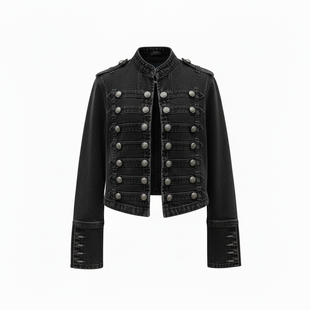 Velisse Denimjacke von Talaine im femininen Streetstyle-Look