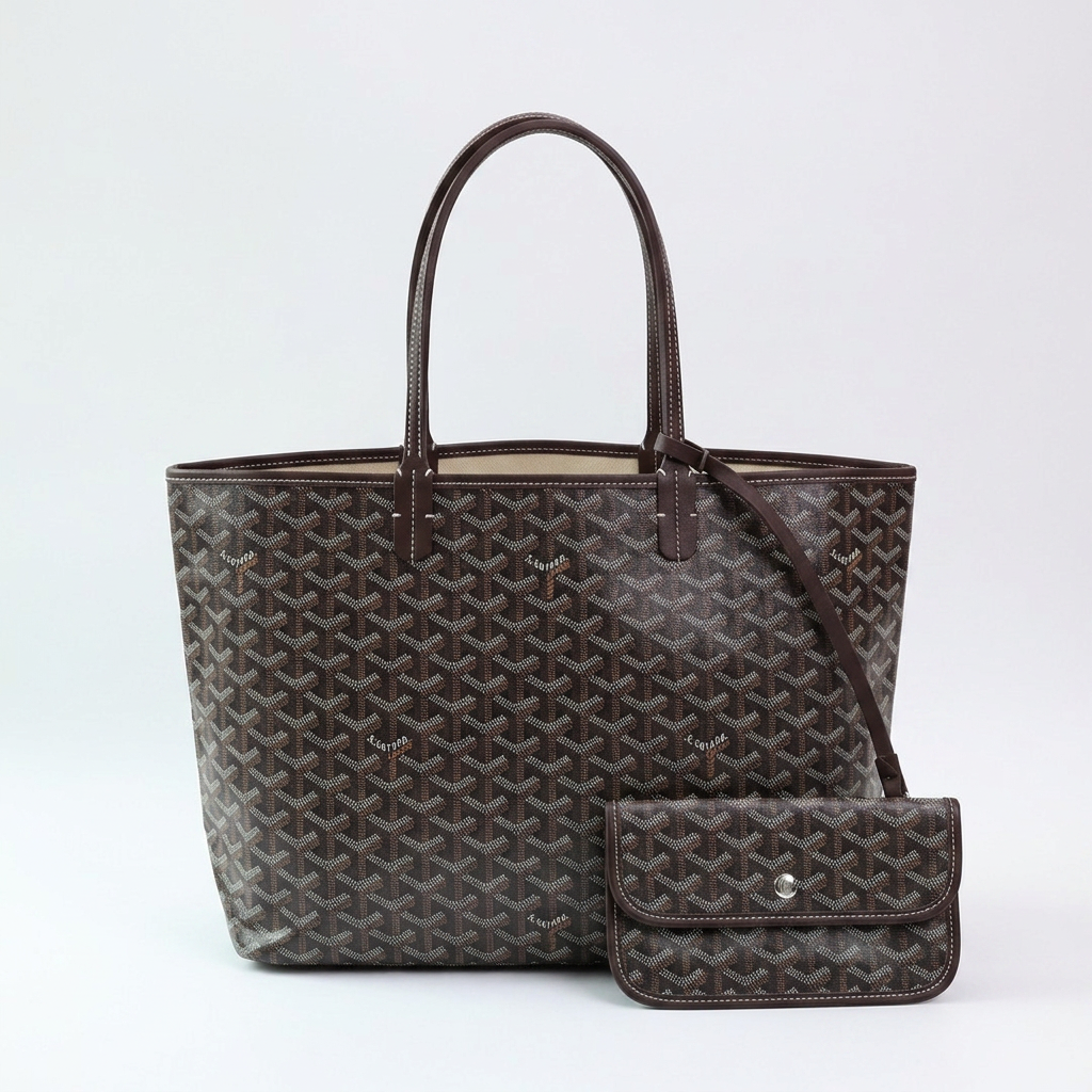 Averie | Luxuriöse Tote Bag mit Muster & passender Clutch