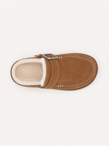 Camel gefütterte Clogs Damen mit kuscheligem Warmfutter, Innenansicht