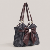 Polkadot Tasche mit Schleife und Spitzendetail von Talaine