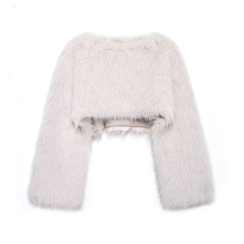 Fluffy cropped sweater - Perfect voor casual en chique looks