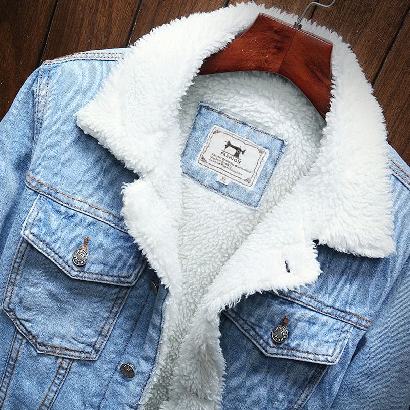 Jens | Denim Sherpa Jacket