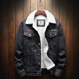denim sherpa jas heren

