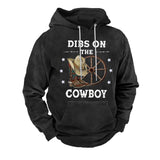 casual pullover hoodie met print
