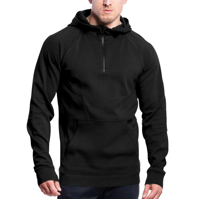 katoenmix hoodie met capuchon
