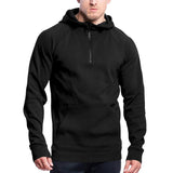 katoenmix hoodie met capuchon

