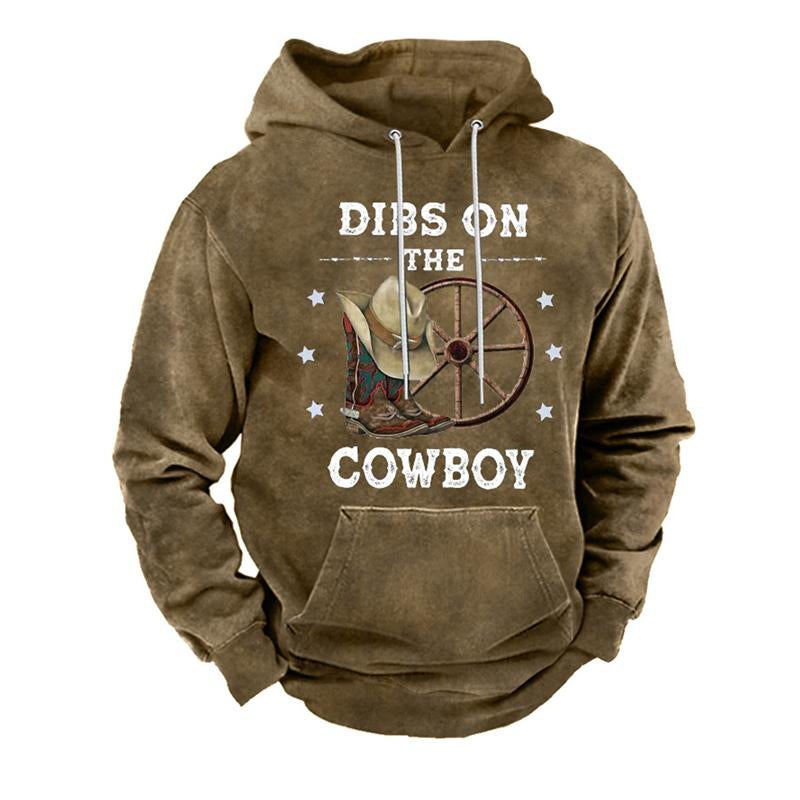 western stijl hoodie katoen

