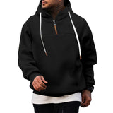 comfortabele heren hoodie met kangoeroezak

