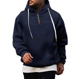 zachte streetstyle hoodie met rits
