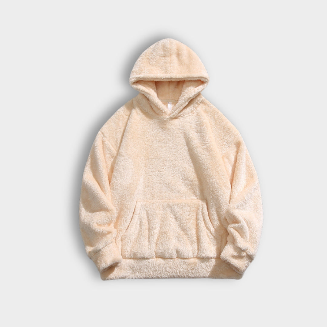 comfy teddy fleece hoodie
