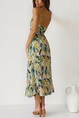 Lena - Elegantes Fabrics Kleid mit V-Ausschnitt