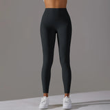 Leggings Damen in Schwarz, figurformend und elastisch
