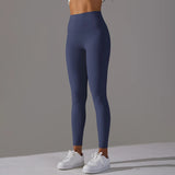 Leggings Damen in Marineblau, sportlich und atmungsaktiv

